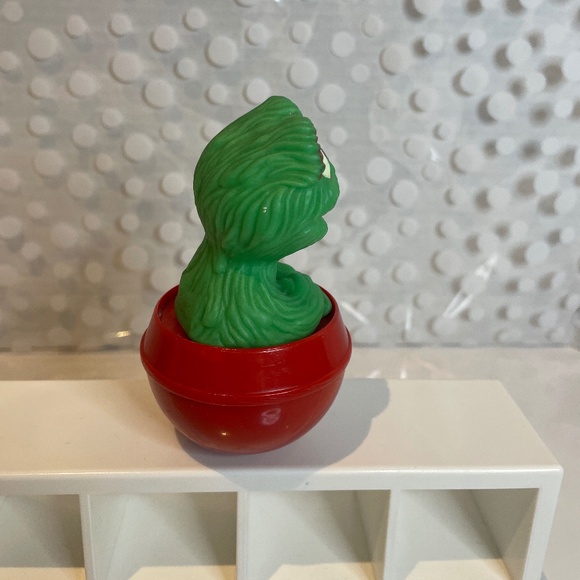Vintage Sesame Street Oscar the Grouch Roly Poly toy - Picture 3 of 6